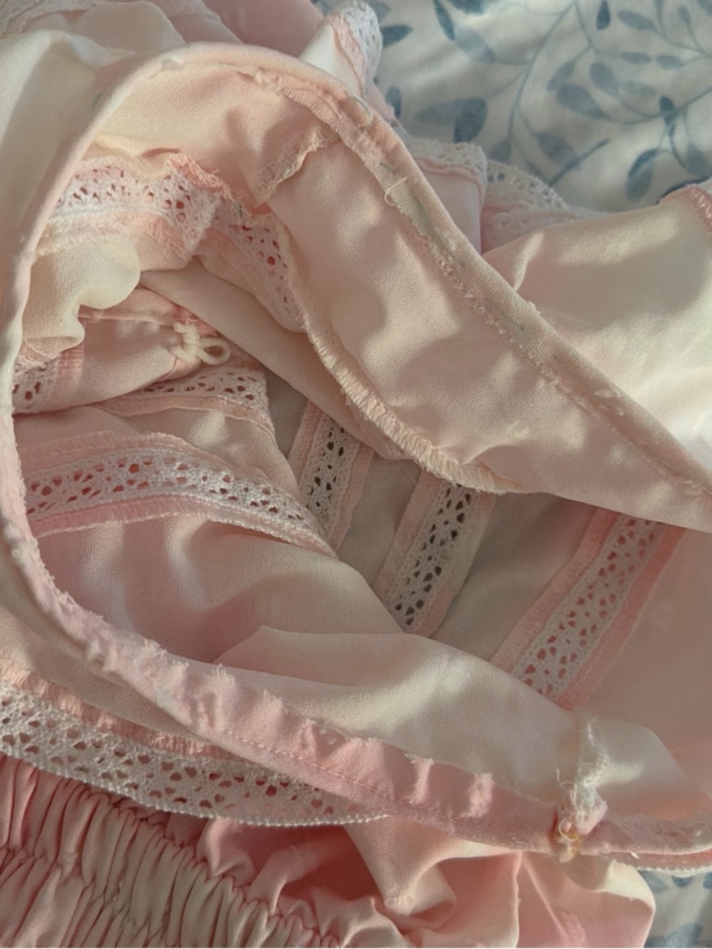 Pink Ruffled Tiered Mini Dress - Picture 5 of 5